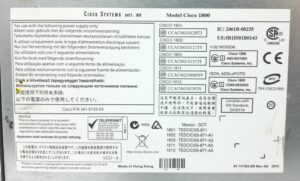 Cisco Integrated Service Router CISCO1801 V04 - Image 3