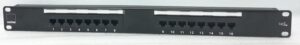 Emitex 16 Port Patch Panel Cat5e