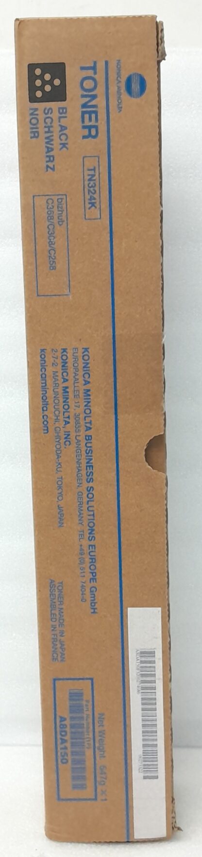 Konica Minolta Black Toner Cartridge TN324K(A8DA150) - Image 2