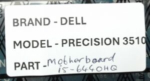 Dell Precision 3510 Laptop Motherboard - i5-6440HQ - Image 3