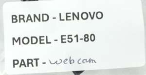 Lenovo E51-80 Laptop Webcam - Image 3