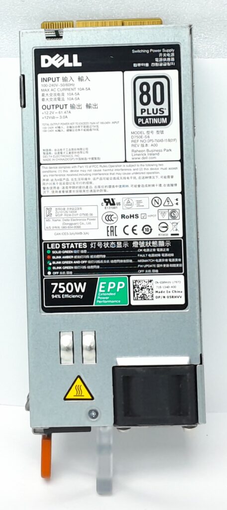 Dell 750W Power Supply Unit D750E-S6 - Image 2