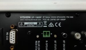 Vision Bluetooth Speakers (Pair) SP-1900P - Image 3