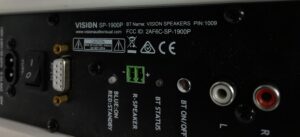 Vision Bluetooth Speakers (Pair) SP-1900P - Image 3