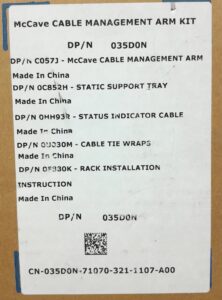 Dell Cable Management Arm Kit 035D0N - Image 3