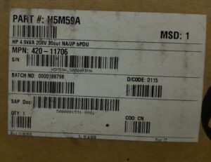 HP Power Distribution Unit H5M59A - Image 3