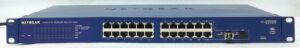 Netgear 24 Port Gigabit Smart Switch Prosafe GS724T v3 with 1x Netgear AGM731F Module - Image 2