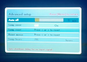 HP DLP Projector with 795 Lamp Hours Used vp6120 - Image 2