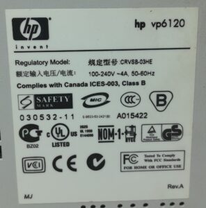 HP DLP Projector with 795 Lamp Hours Used vp6120 - Image 3