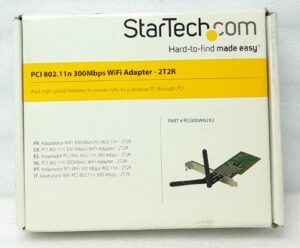 Startech .com PCI 802.11n 300Mbps WiFi Adapter 2T2R PCI300WN2X2 - Image 2