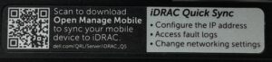 Dell Front Bezel With Idrac Quick Sync OTN86P - Image 3
