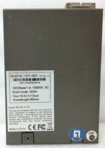 Level One Gigabit Ethernet Media Converter 10/100/1000Base-T to 1000Base-SX/LX GVT-4001 - Image 3