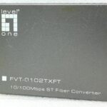 Level One 10/100Mbps ST Fiber Converter  FVT-0102TXFT - Joblot x2