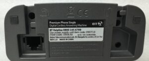 BT Handset & Digital Cordless Answering Machine 090713 & 090630 - Image 3