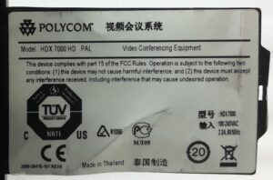 Polycom Video Conference System HDX 7000 HD PAL - Image 3