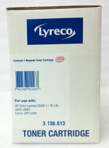 Lyreco Magenta Toner Cartridge 3.136.613 - Image 3