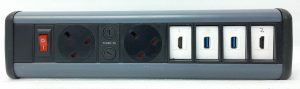 Desktop Power Pack Unit P-PACK DESK 2/4 6CS - Image 2
