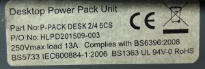 Desktop Power Pack Unit P-PACK DESK 2/4 6CS - Image 3