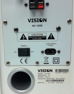 Vision Wall Mounted Stereo Speakers AV-1000 - Pair - Image 3