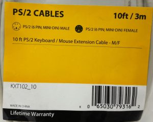 Startech .com PS/2 Cables KXT102_10 - Joblot x2 - Image 3