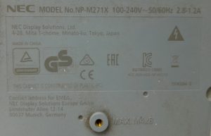 Nec LCD VGA Projector NP-M271X - Image 3