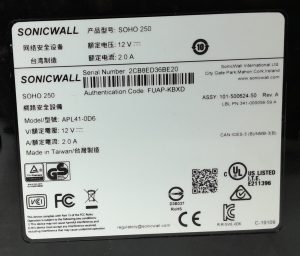 SonicWALL Network Security Firewall SOHO 250 (APL41-0D6) - Image 3