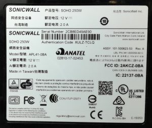 SonicWALL Network Security Firewall SOHO 250W (APL41-0BA) - Image 3