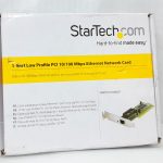 Startech .com 1 Port Low Profile Ethernet Network Card ST100SLP
