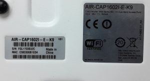 Cisco Dual Band Access Point AIR-CAP1602I-E-K9 VO1 - Image 3