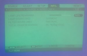 Nec HDMI VGA Projector with 2208 Lamp Hours Used NP-M271X - Image 2