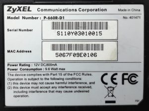 ZyXEL Router P-600 Series P-660R-D1 - Image 3