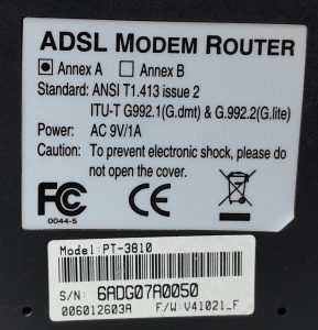 eTEC ADSL Modem Router PT-3810 - Image 3