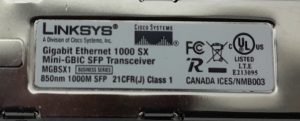 Cisco Linksys Transceiver Module MGBSX1 - Image 3