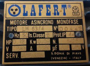 Lafert LM Motor Compton Compressor 63/4 - Image 3