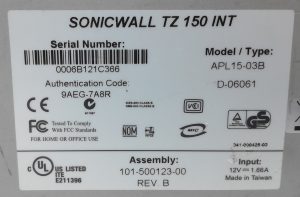 SonicWALL Firewall Network Security TZ 150 INT APL15-03B - Image 3