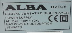 Alba DVD Player DVD45 - Image 3
