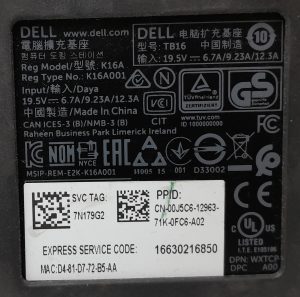 Dell Docking Station K16A - Image 3