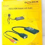 Delock VGA to HDMI Adapter With Audio 62408