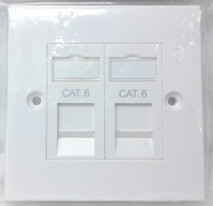 Kauden CAT5e/CAT6 RJ45 Wall Socket SX7062M/PG - Joblot x3 - Image 6