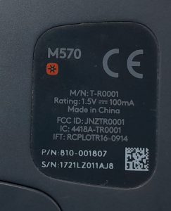 Logitech Wireless Trackball Mouse M570 T-R0001 - Image 3