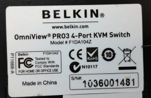 Belkin Omniview PRO3 4-Port KVM Switch F1DA104Z - Image 3
