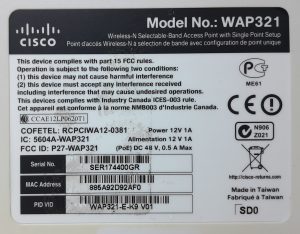 Cisco Wireless-N Selectable-Band Access Point With Single Point Setup WAP321 - Image 3