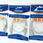 Intellinet Cat6 Cable UTP 0.5 GRAY Molded - Joblot x3