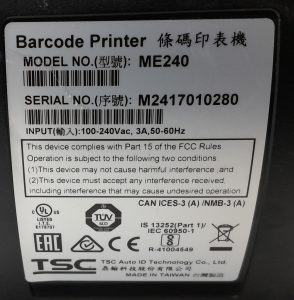 TSC Barcode Printer ME240 - Image 3