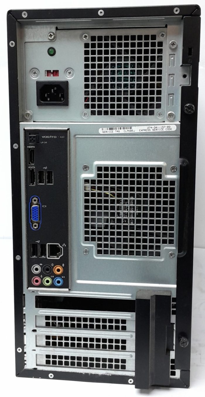 Dell Windows Desktop PC Vostro 460 – i7-2600 @ 3.4 – 4GB RAM