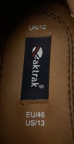 Oaktrak Black Leather Oxford Size 12 - Image 8