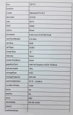Macbook Pro 9,2