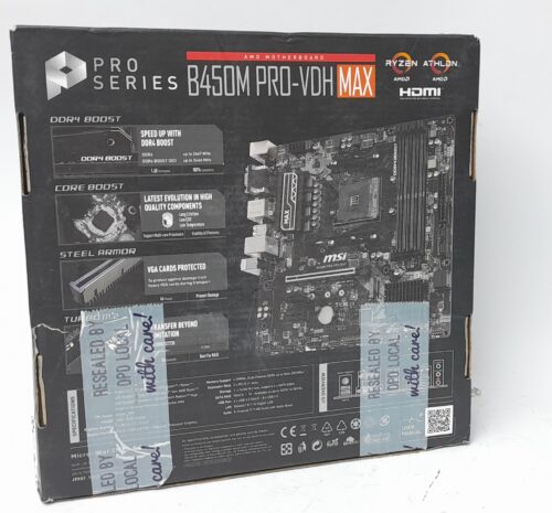 Msi B450pro-vdh Max