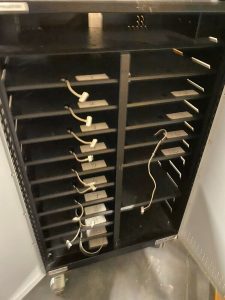 LapSafe Charge Trolley Cabinet for 16 Tablets - Black - Image 4