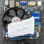 Intel Core i3-2120 @ 2.60GHz 2GB DDR3 RAM Asus Motherboard P8H61-I